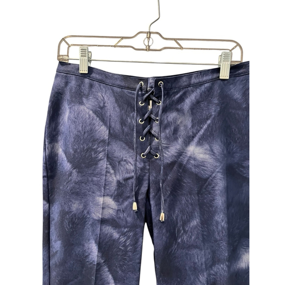 Vintage Y2K Dina Bar-El Pants Blazer Set Denim Blue Size Medium Tie Front Pants - Picture 7 of 12